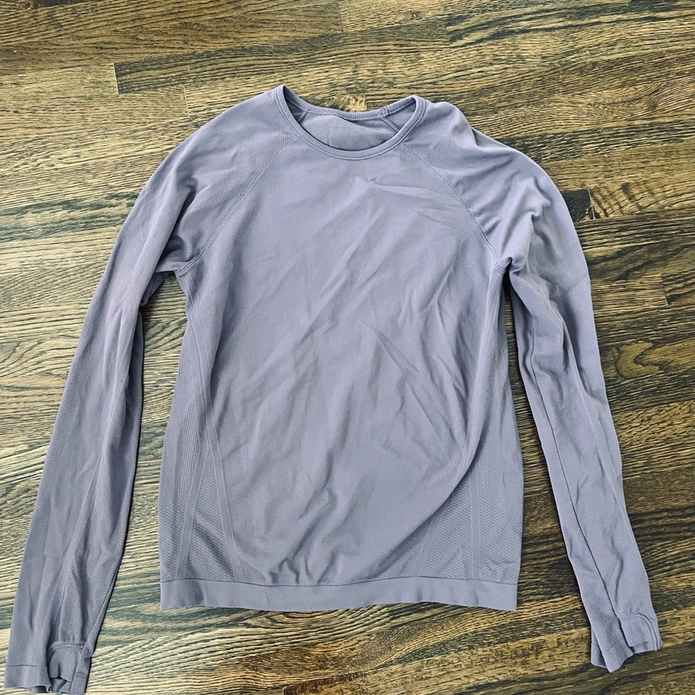 Athleta girl Lavender Long Sleeve Top
